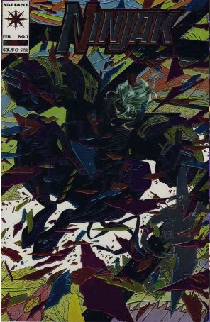 Ninjak 1 published by Valiant with cover art by Joe Quesada