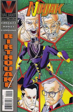 Ninjak 19 published by Valiant with cover art by Chris Sprouse