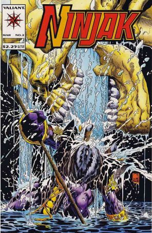 Ninjak 2 published by Valiant with cover art by Joe Quesada