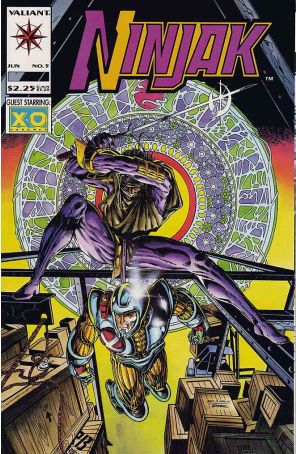 Ninjak 5 published by Valiant with cover art by Mark Moretti
