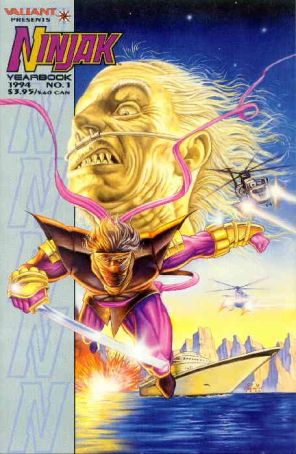 Ninjak Yearbook 1 published by Valiant with cover art by Stu Suchit