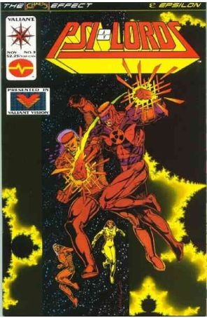 Psi-Lords 3 published by Valiant with cover art by Mike Leeke