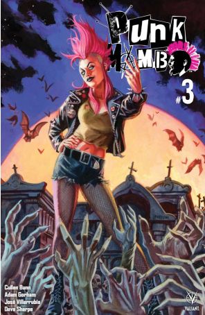 Punk Mambo (2nd Series) 3A published by Valiant with cover art by Daniel Brereton