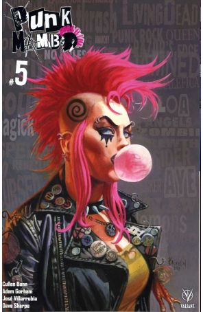 Punk Mambo (2nd Series) 5A published by Valiant with cover art by Daniel Brereton