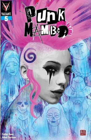 Punk Mambo (2nd Series) 5B published by Valiant with cover art by Zu Orzu