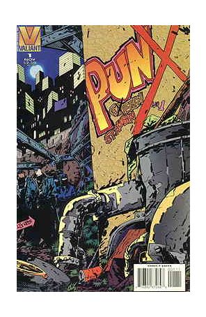 Punx 1 published by Valiant with cover art by Keith Giffen