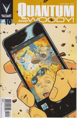Quantum And Woody (2nd Series) 10B published by Valiant with cover art by Russell Dauterman