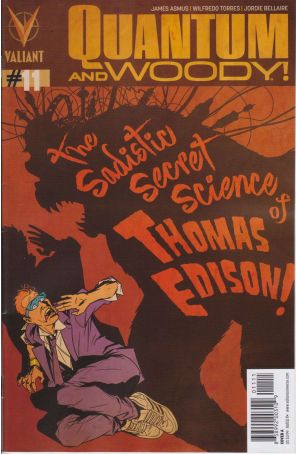 Quantum And Woody (2nd Series) 11A published by Valiant with cover art by Kano