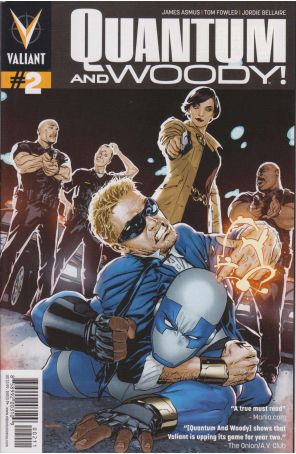 Quantum And Woody (2nd Series) 2 published by Valiant with cover art by Ryan Sook