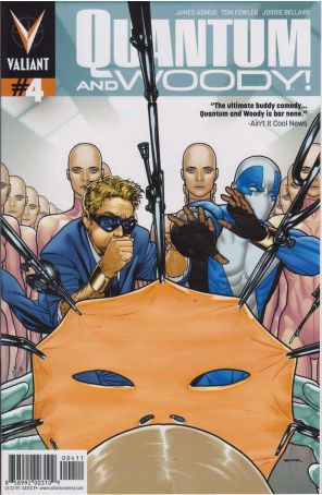Quantum And Woody (2nd Series) 4 published by Valiant with cover art by Ryan Sook