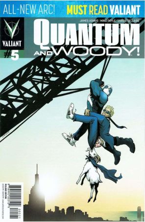 Quantum And Woody (2nd Series) 5A published by Valiant with cover art by Lee Garbett