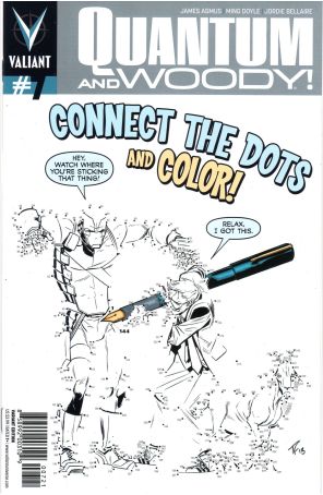Quantum And Woody (2nd Series) 7A published by Valiant with cover art by Tom Fowler