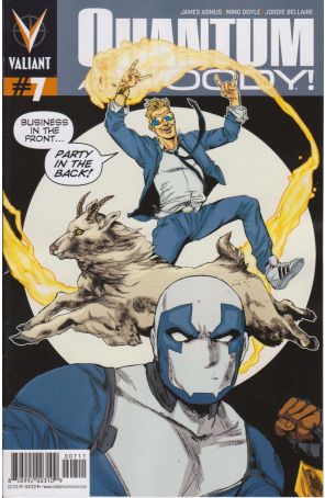 Quantum And Woody (2nd Series) 7 published by Valiant with cover art by Ming Doyle