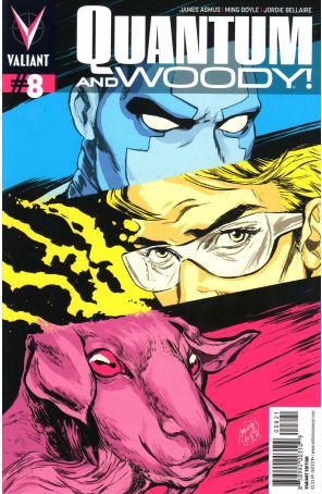 Quantum And Woody (2nd Series) 8A published by Valiant with cover art by Ming Doyle