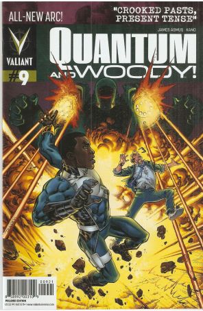 Quantum And Woody (2nd Series) 9A published by Valiant with cover art by Tom Raney