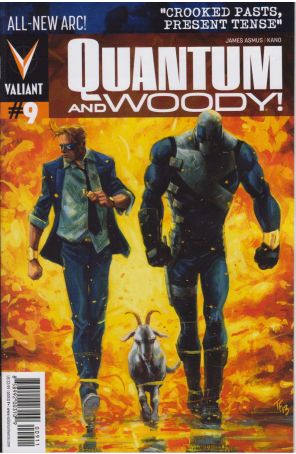 Quantum And Woody (2nd Series) 9 published by Valiant with cover art by Tom Fowler