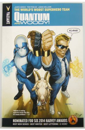 Quantum And Woody (2nd Series) TPB 1 (2nd) published by Valiant with cover art by Ryan Sook