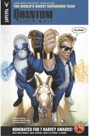 Quantum And Woody (2nd Series) TPB 1 (3rd) published by Valiant with cover art by Ryan Sook