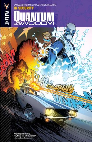 Quantum And Woody (2nd Series) TPB 2 published by Valiant with cover art by Andrew Robinson