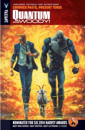 Quantum And Woody (2nd Series) TPB 3 published by Valiant with cover art by Tom Fowler