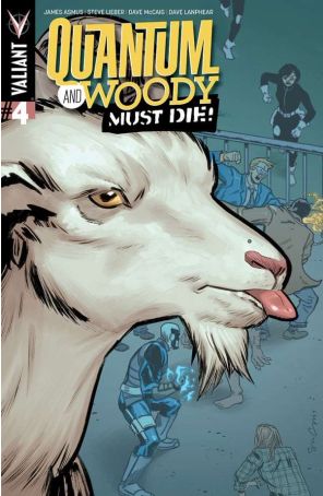 Quantum And Woody Must Die 4B published by Valiant with cover art by Sina Grace