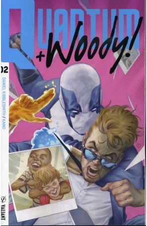 Quantum and Woody! (3rd Series) 2A published by Valiant with cover art by Julian Totino Tedesco