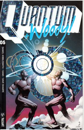 Quantum and Woody! (3rd Series) 5B published by Valiant with cover art by Geoff Shaw