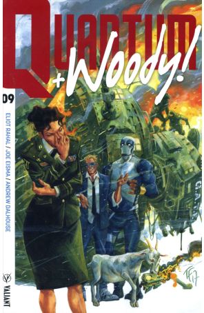 Quantum and Woody! (3rd Series) 9A published by Valiant with cover art by Tom Fowler