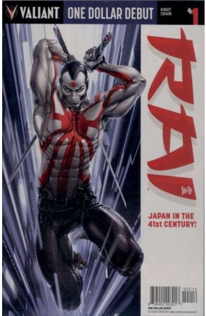 Rai (2nd Series) 1 (6th) published by Valiant with cover art by Clayton Crain