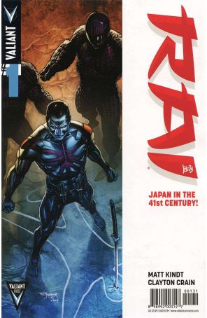 Rai (2nd Series) 1C published by Valiant with cover art by Stephen Segovia