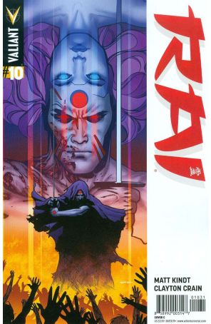 Rai (2nd Series) 10C published by Valiant with cover art by Ryan Sook