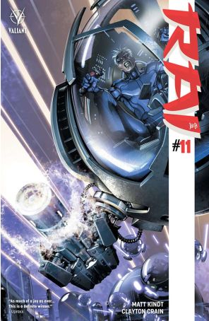 Rai (2nd Series) 11B published by Valiant with cover art by Clayton Crain