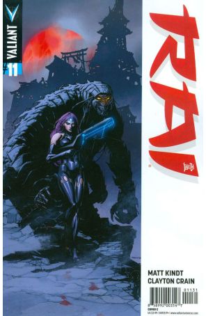 Rai (2nd Series) 11C published by Valiant with cover art by Ryan Sook
