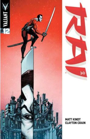 Rai (2nd Series) 12D published by Valiant with cover art by Ryan Lee