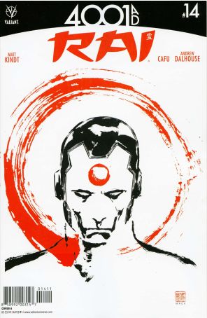 Rai (2nd Series) 14A published by Valiant with cover art by David Mack