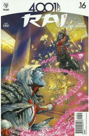 Rai (2nd Series) 16B published by Valiant with cover art by Andres Guinaldo