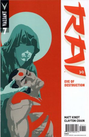Rai (2nd Series) 7B published by Valiant with cover art by Raul Allen