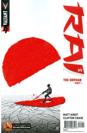 Rai (2nd Series) 9D published by Valiant with cover art by Ryan Lee