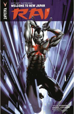 Rai (2nd Series) TPB 1 (2nd) published by Valiant with cover art by Clayton Crain