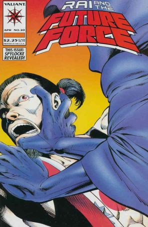 Rai and the Future Force 20 published by Valiant with cover art by Dave Ross