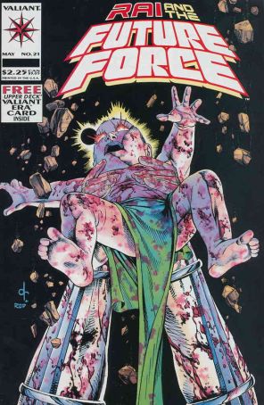 Rai and the Future Force 21 published by Valiant with cover art by Dave Ross