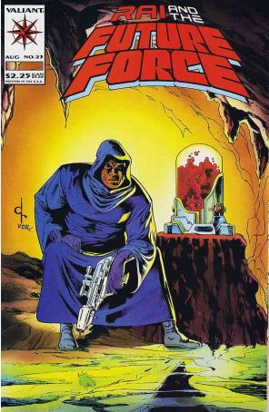 Rai and the Future Force 23 published by Valiant with cover art by Dave Ross
