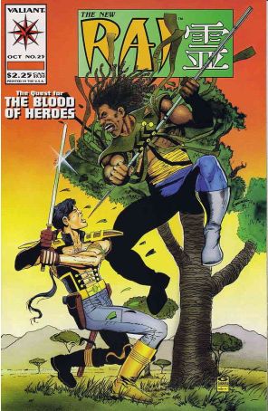 Rai 25 published by Valiant with cover art by George Saravia