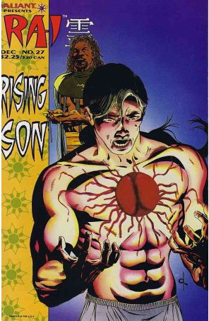 Rai 27 published by Valiant with cover art by Dave Ross