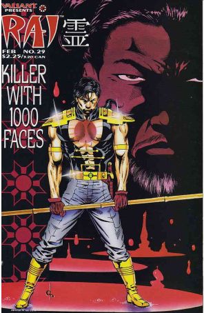 Rai 29 published by Valiant with cover art by Dave Ross