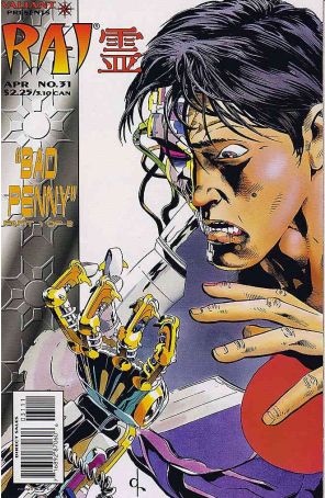 Rai 31 published by Valiant with cover art by Dave Ross