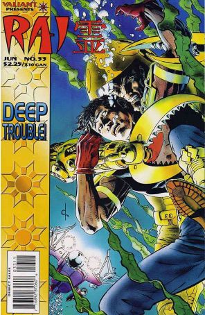Rai 33 published by Valiant with cover art by Dave Ross