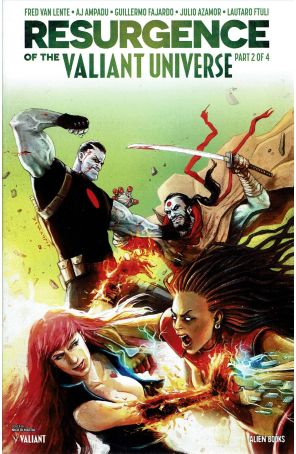 Resurgence of the Valiant Universe 2A published by Valiant with cover art by Nico Di Mattia