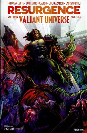 Resurgence of the Valiant Universe 3A published by Valiant with cover art by Guillermo Fajardo
