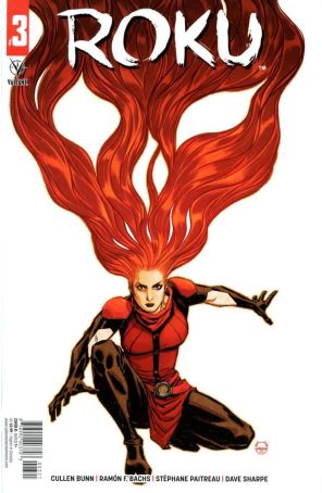 Roku 3B published by Valiant with cover art by Dave Johnson